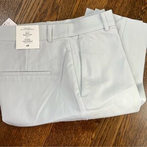 H&M Ladies Slacks/Pants, Elastic waistband, pale blue